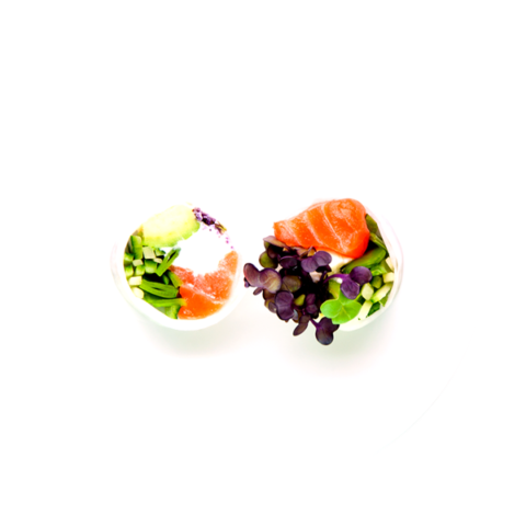 Lachs Daikon